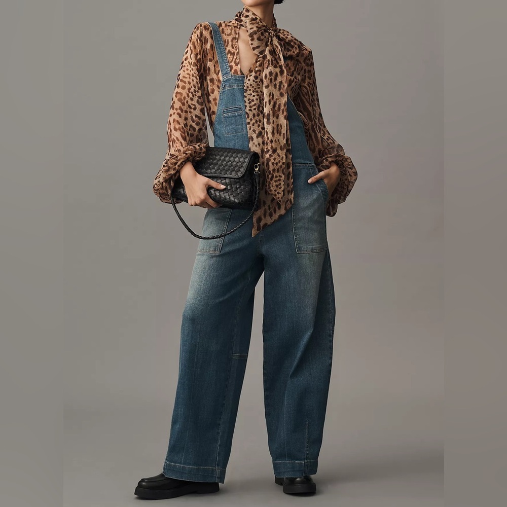 Anthropologie Denim Jumpsuit